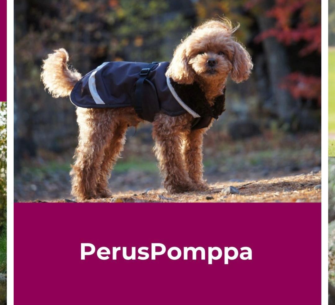 POMPPA（ポムッパ）犬用 防寒着 ドッグコート　グレー系 サイズ31