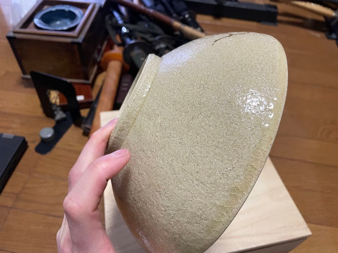 相馬駒焼　田代法橋　相馬焼　茶碗