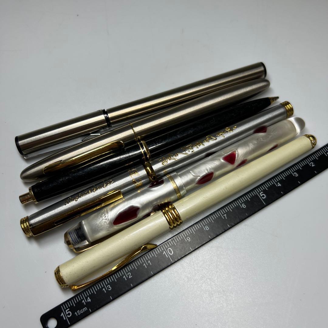 パーカー、ティファニー　万年筆、ボールペン10本　194g 東Y8-0310①