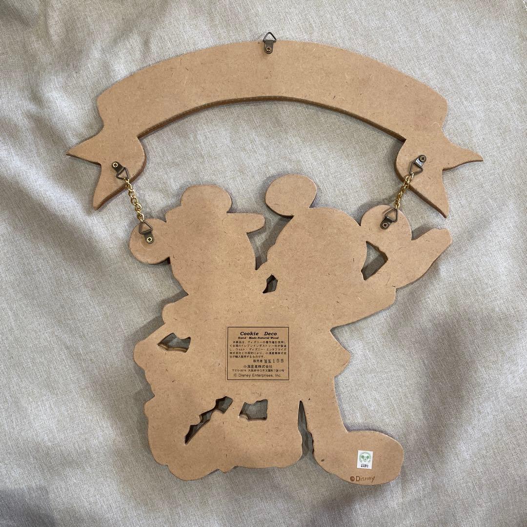 Disney Cookie Deco ヴィンテージ インテリア 木製 プレート