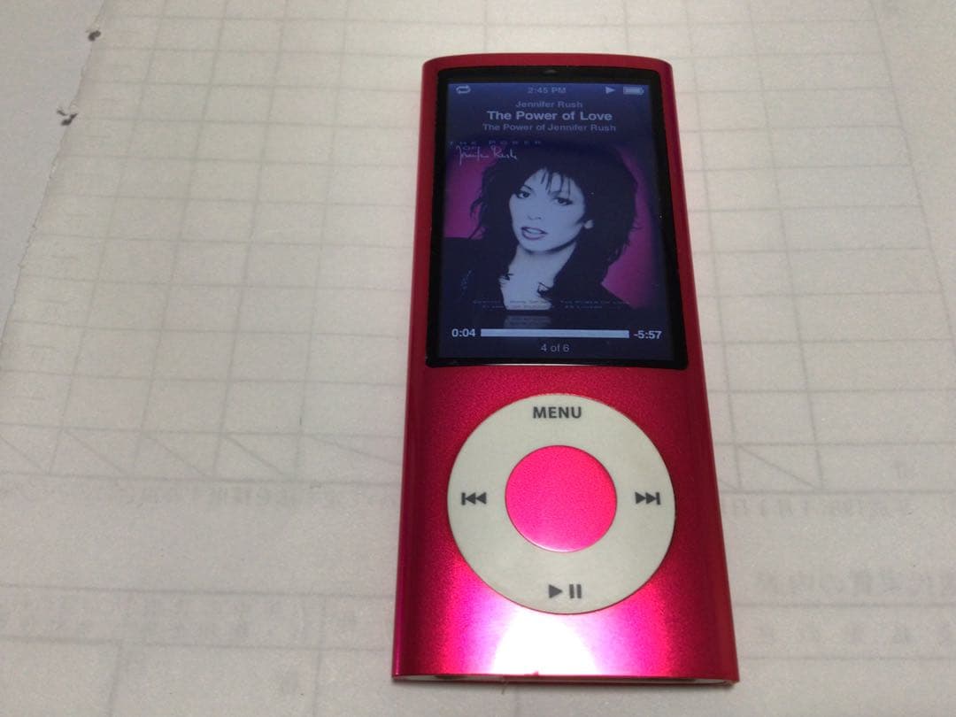 iPod nano 5世代16GBピンクno. 246バッテリー交換済作動品