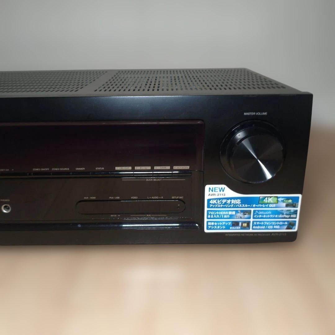 DENON 7.1chAVアンプ AVR-2113-K ブラック