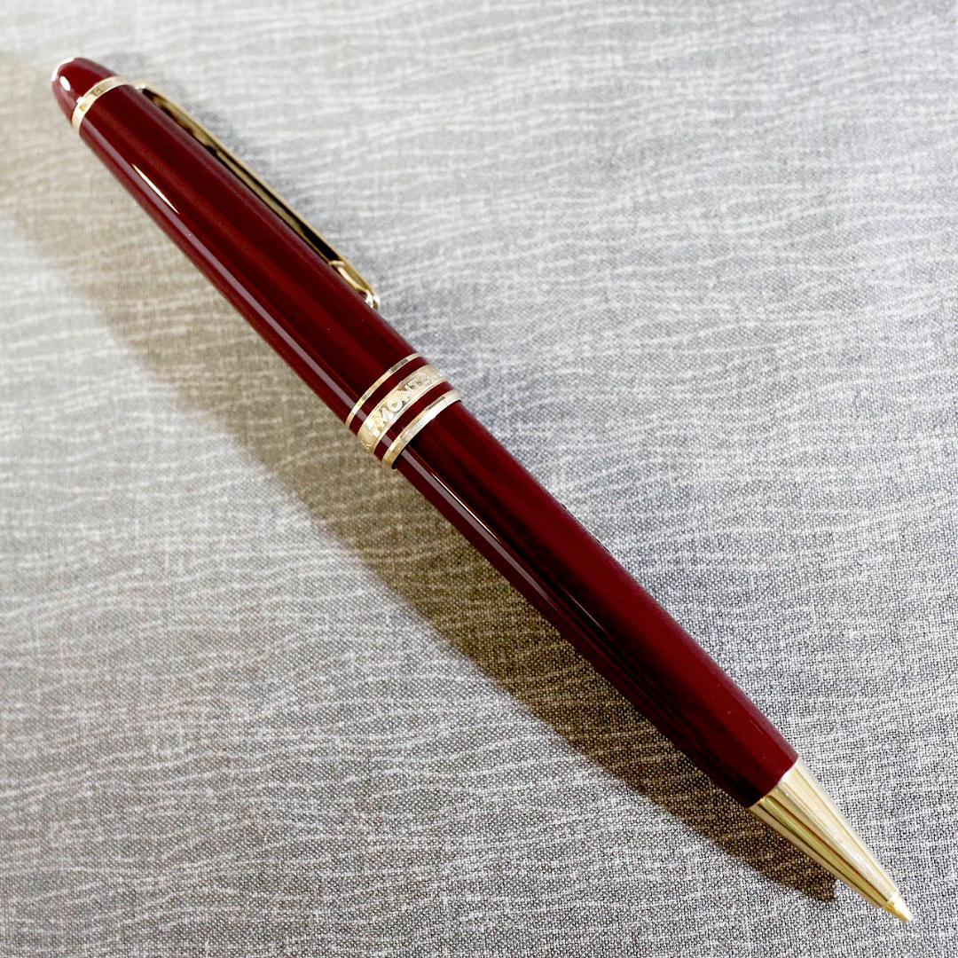 【美品 送料込み】モンブラン シャープペン １６５ マイスター ボルドー