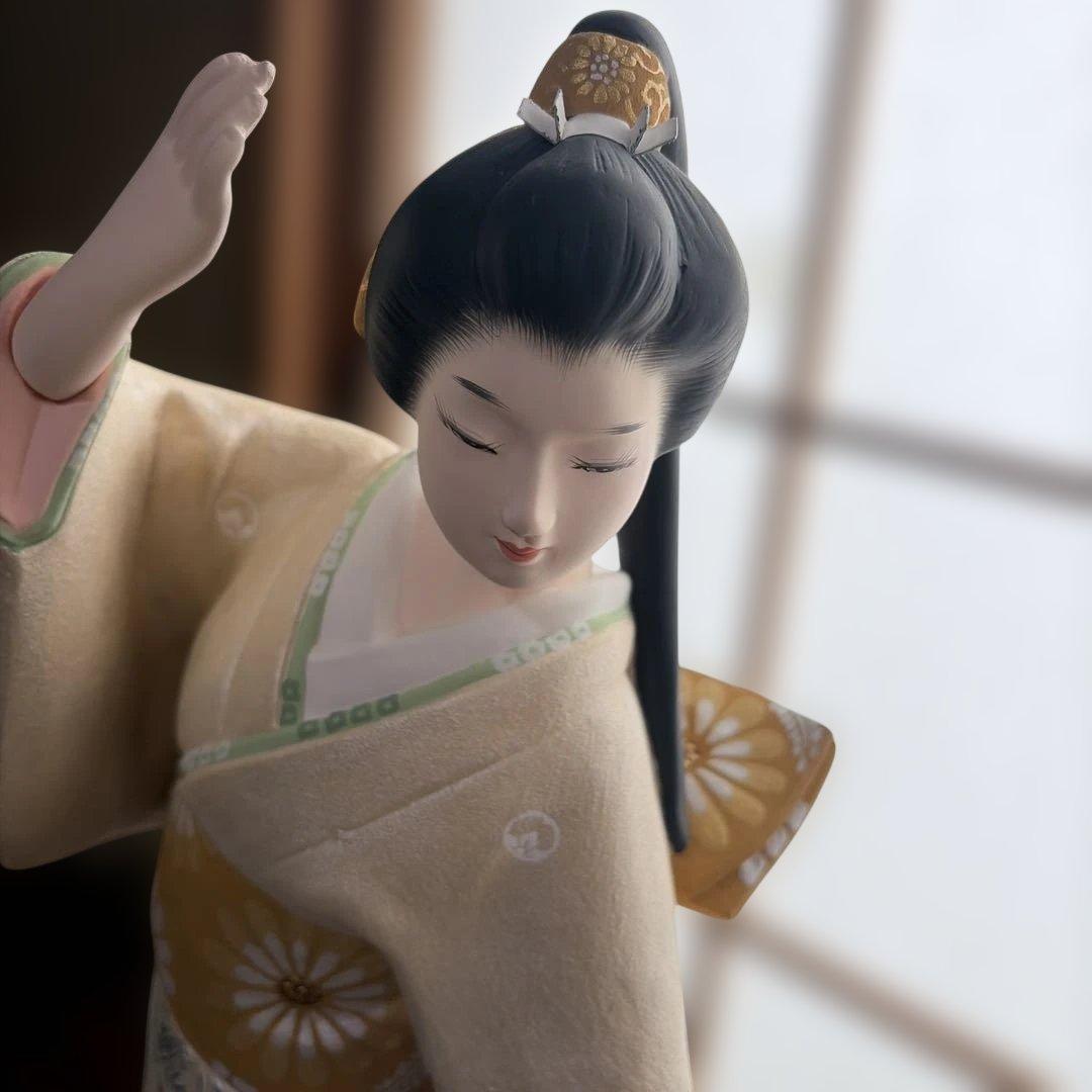 博多人形　鶴の舞