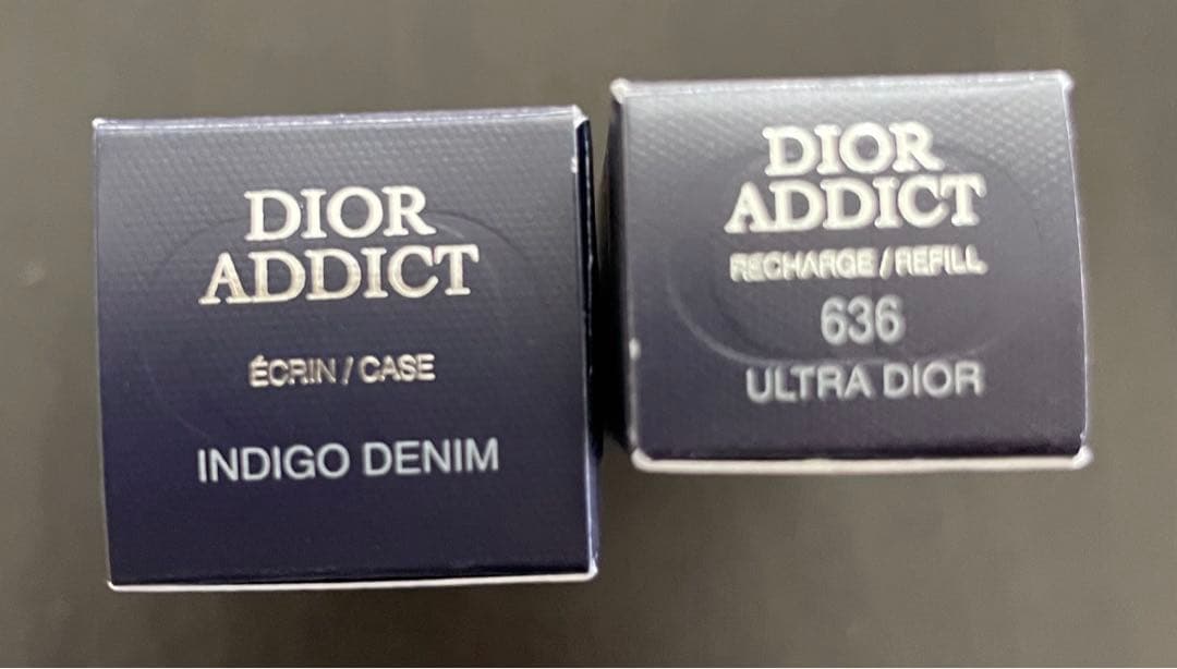 ディオール アディクト リップスティック 636 Dior indigo ケース