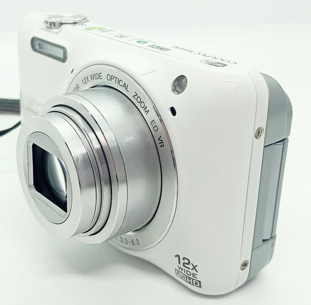 Nikon COOLPIX S6600 16MP 12x 白 充電器付き 美品