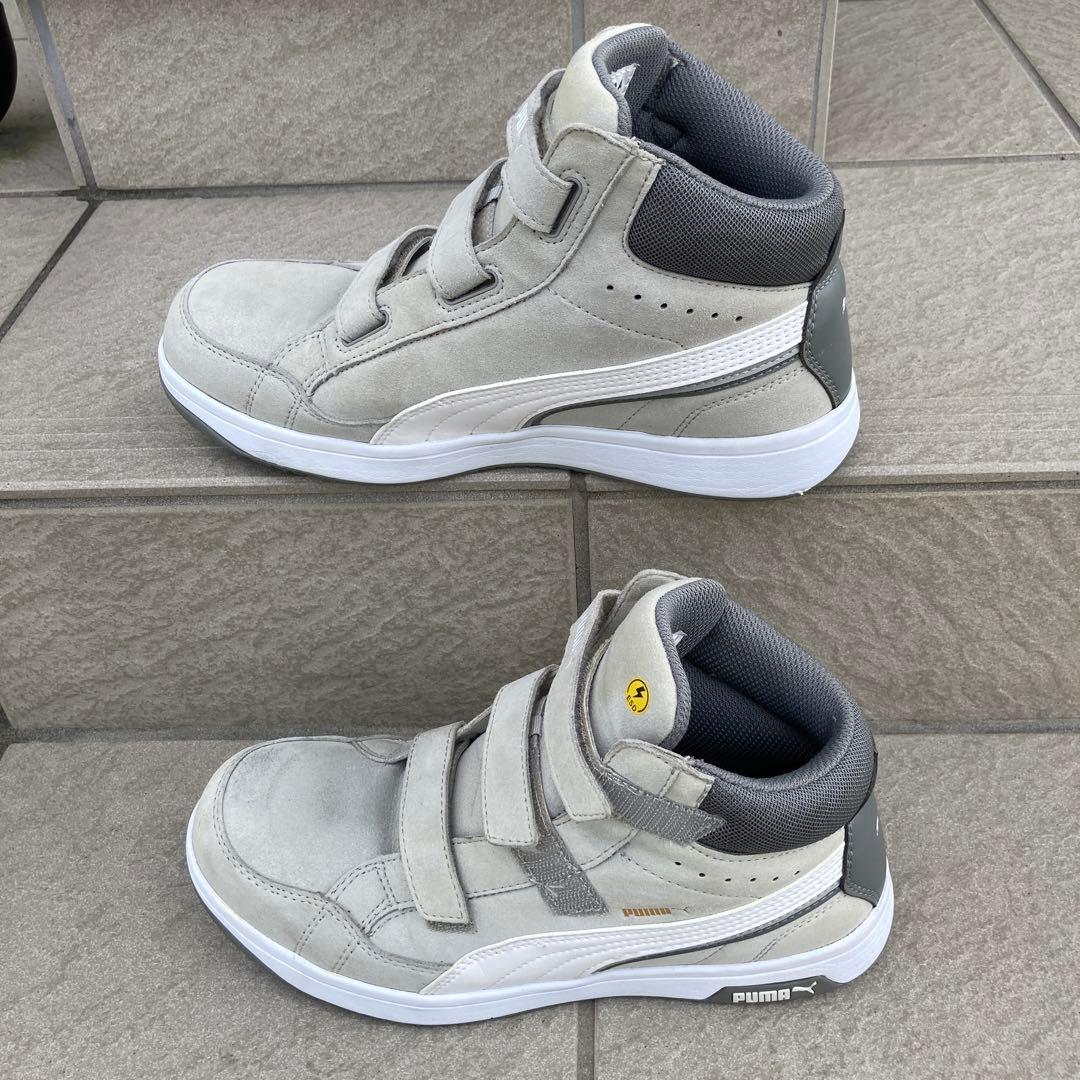 安全靴　PUMA スエード　エアツイスト2.0ミドルカット