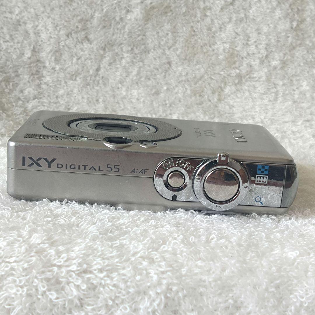 【動作確認済】Canon キャノン IXY DIGITAL 55 シルバー 美品