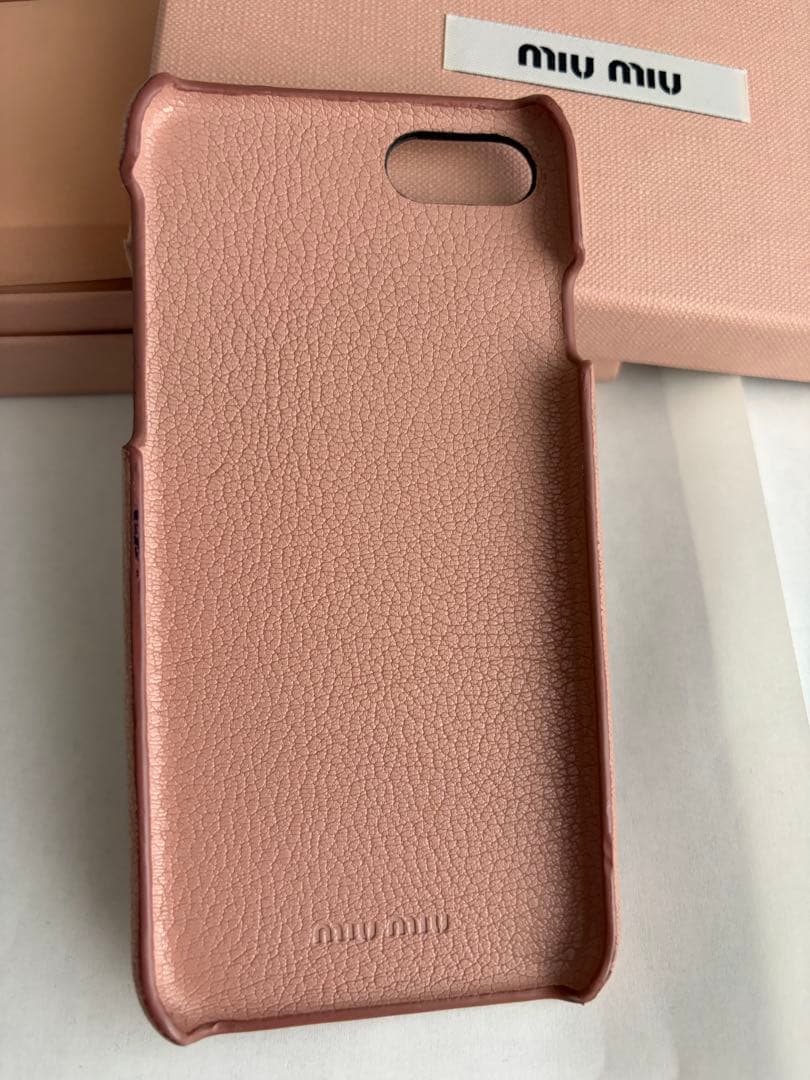 MIU MIU ピンク iPhone7用ケース