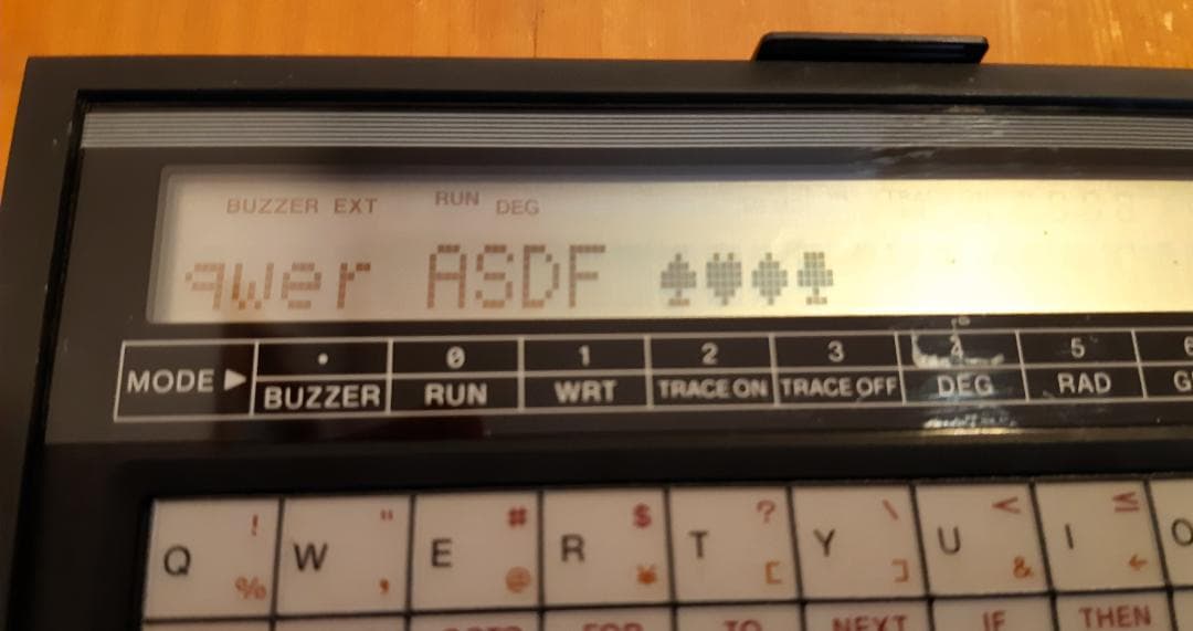 CASIO FX-780P 可動品／ヒンジ破損あり