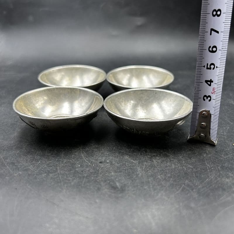 銅器 銅碗 茶碗 双魚蓮花碗 茶器 装飾品 工芸品 置物