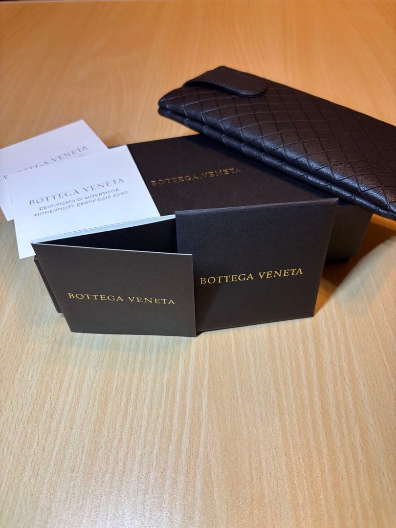 Bottega Veneta メガネケース ダークブラウン