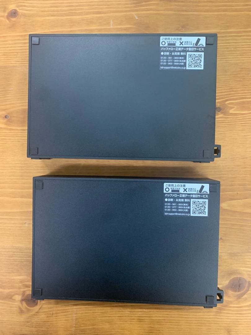 バッファロー 外付けハードディスク HDD 6TB HD-EDS6U3-BE２個