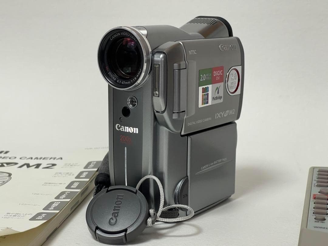 【動作品】キャノンビデオカメラ　DM-IXY DV M2 miniDVテープ付