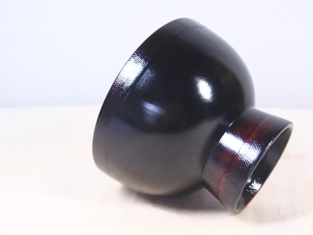 【未使用】秀衡塗 丸三漆器 曙ぼかし 合鹿椀 大椀/雑煮椀/煮物椀/丼椀 食器