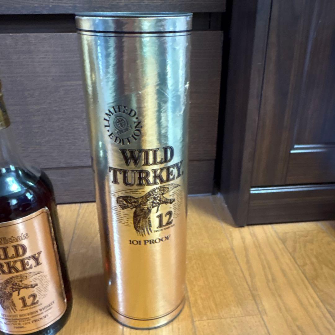 【未開栓】ワイルドターキー WILD TURKEY 12年 ゴールドラベル