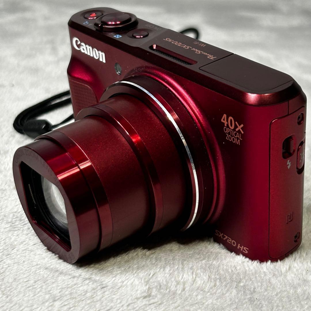 【美品】Canon PowerShot SX720 HS レッド 光学40倍