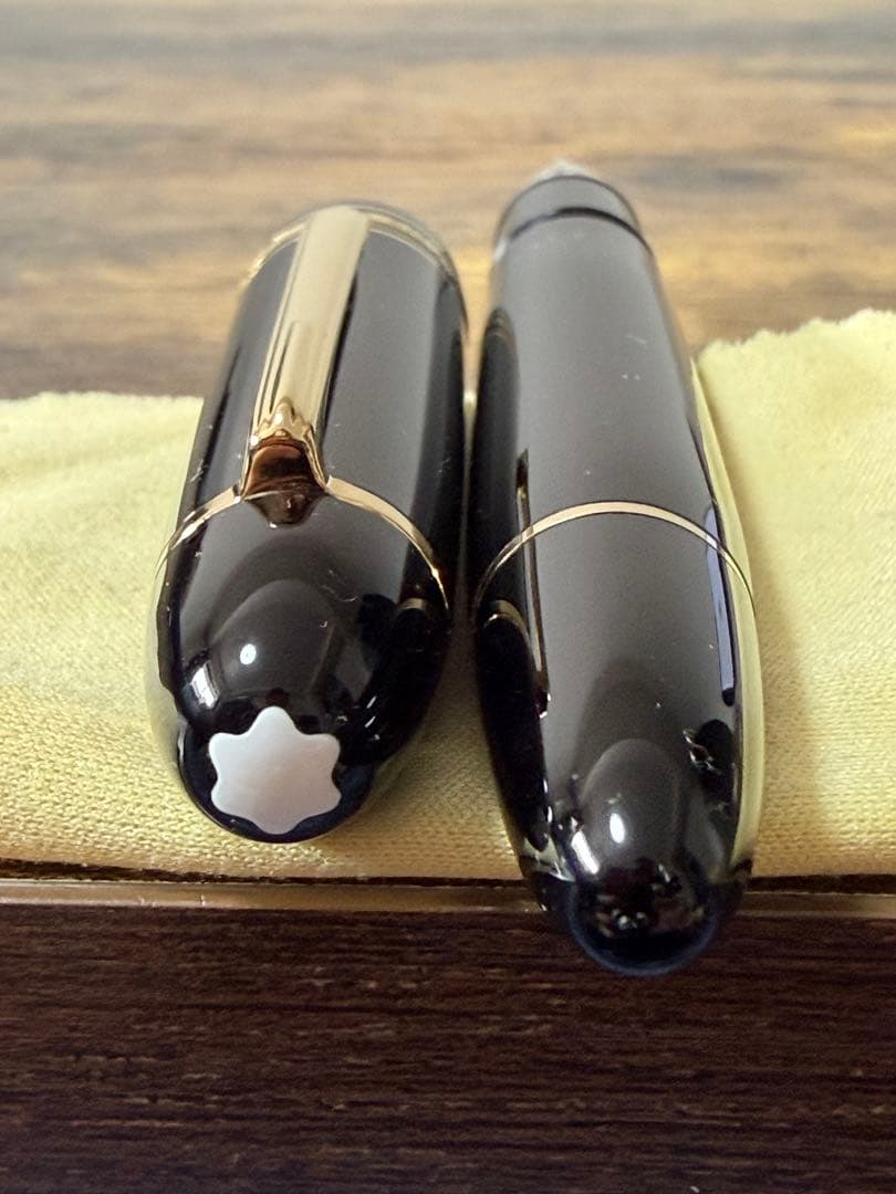 未使用　149 西ドイツ製　2段エボナイトペン芯　バイカラー　18K 万年筆　F