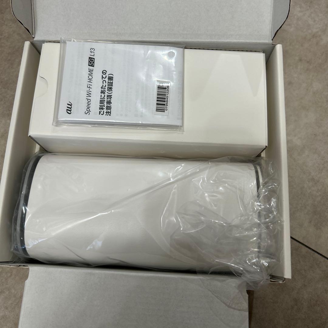 Speed Wi-Fi  5G L13 ホワイト 本体