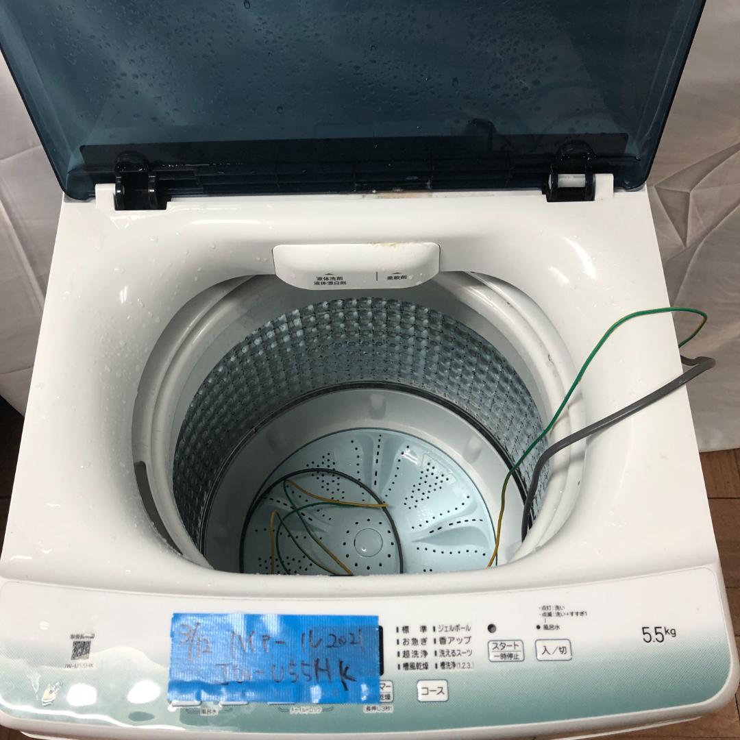 ハイアール　全自動洗濯機　JW-U55HK　2021年製　引っ越し H