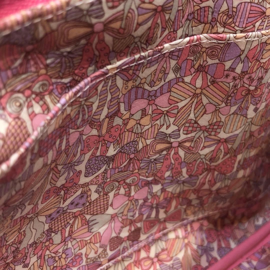 2011.ハンドメイド　20cmマチありファスナーポーチ　フランシュリッペ