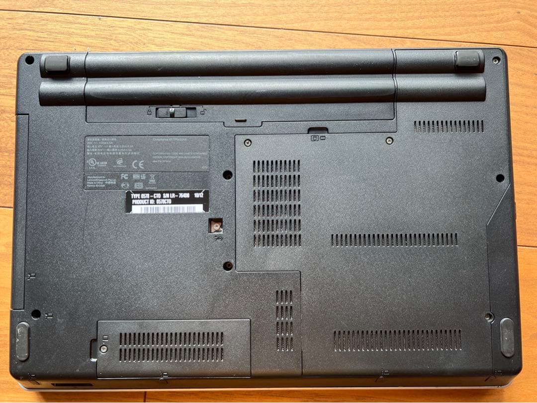 Windowsノート本体 Lenovo Thinkpad edge Windows7 
