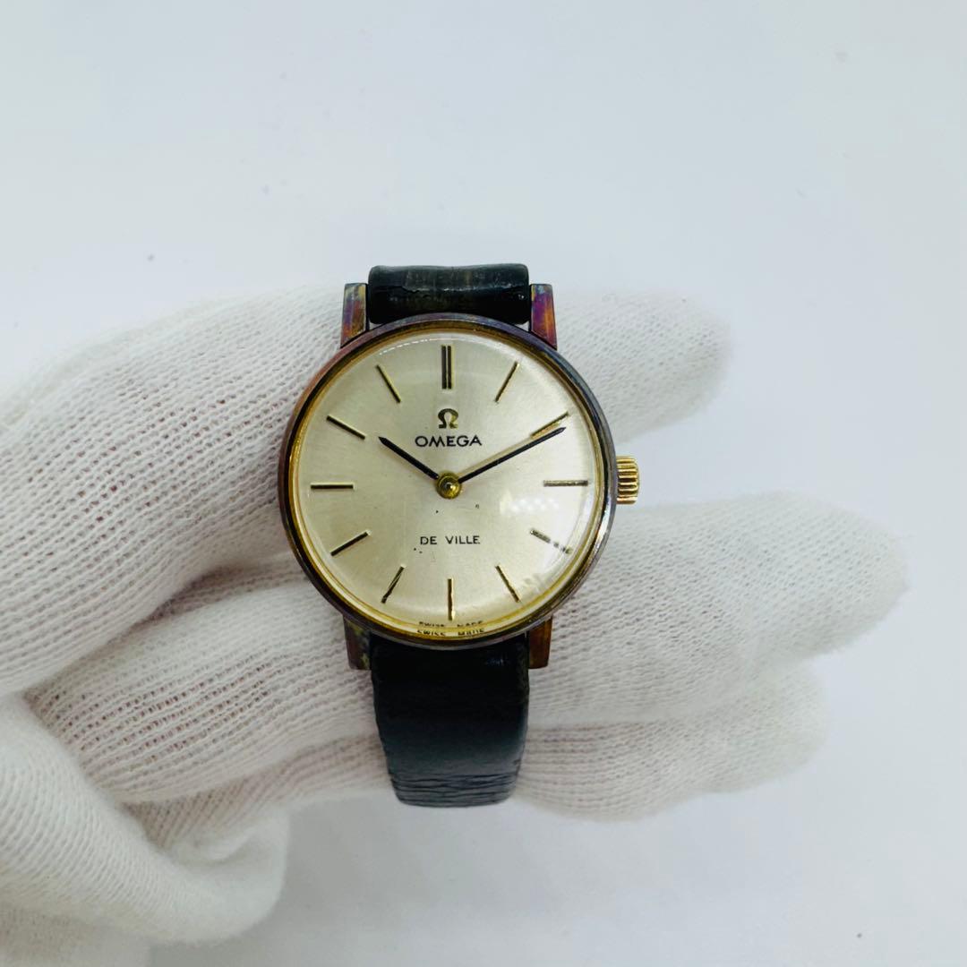 ✨OMEGA✨オメガ✨デビル✨シルバー文字盤✨ヴィンテージ✨レディース✨腕時計✨