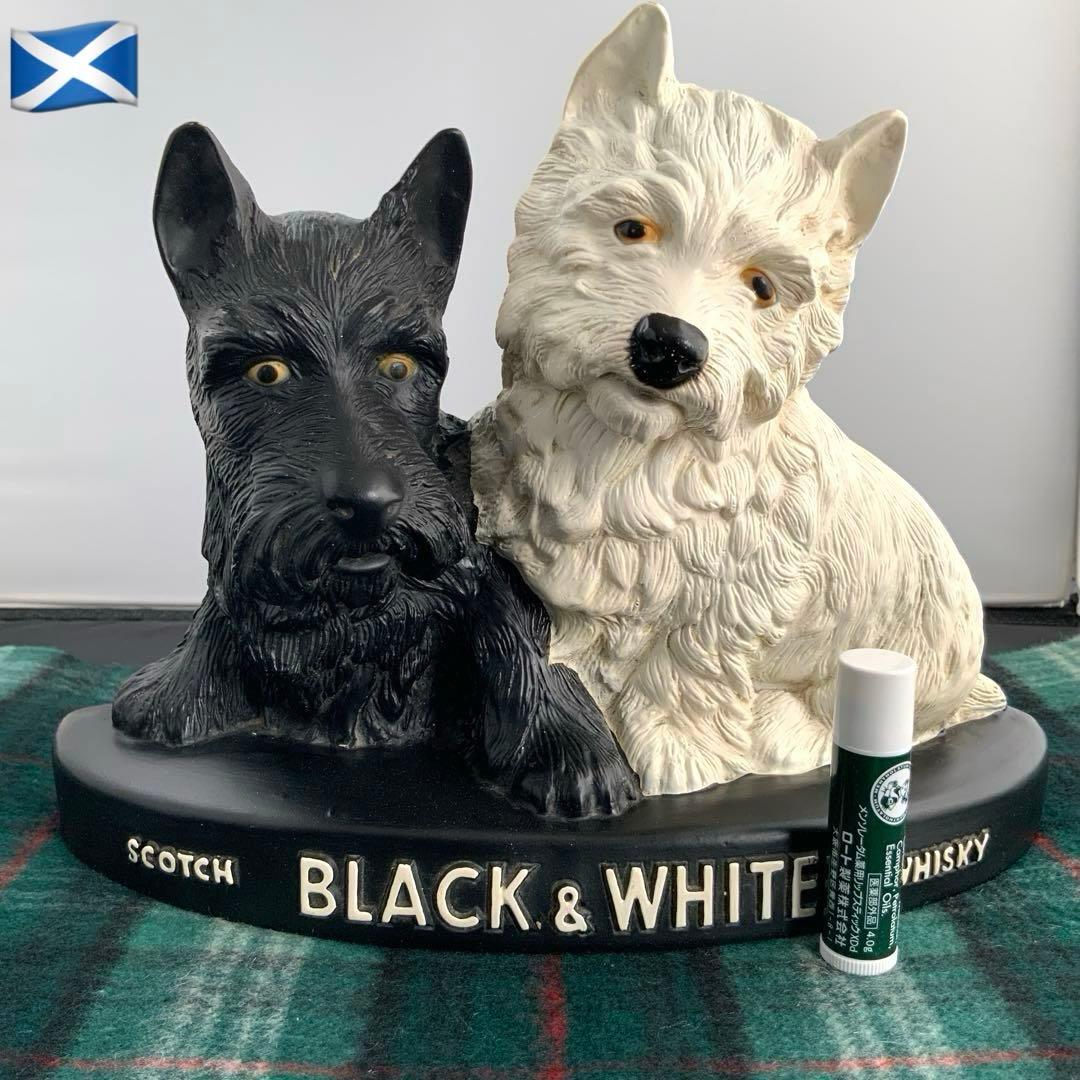 ビンテージ！スコッチウイスキー拡販用グッズ/Black & White 非売品。