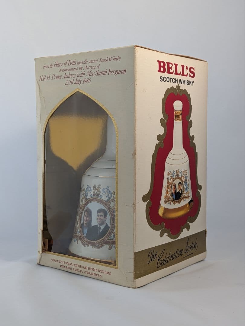 【未開封】BELL'S スコッチウイスキー 記念ボトル 1986年