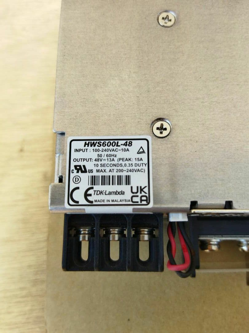 TDK ラムダ HW600L-48 電源ユニット スイッチング電源