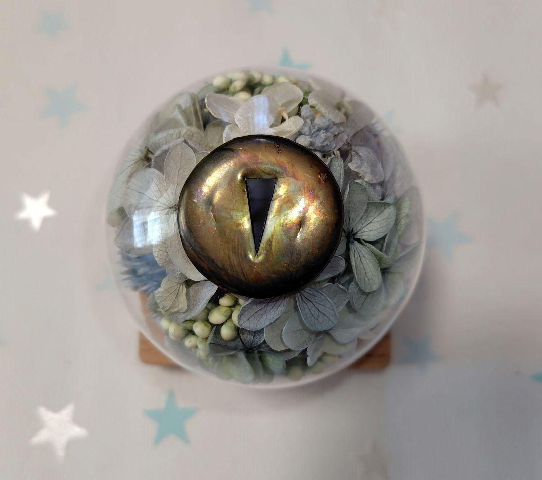 2点セット★紫陽花の万華鏡★グラスニーク麻衣★オイル 作家★カレイドスコープ