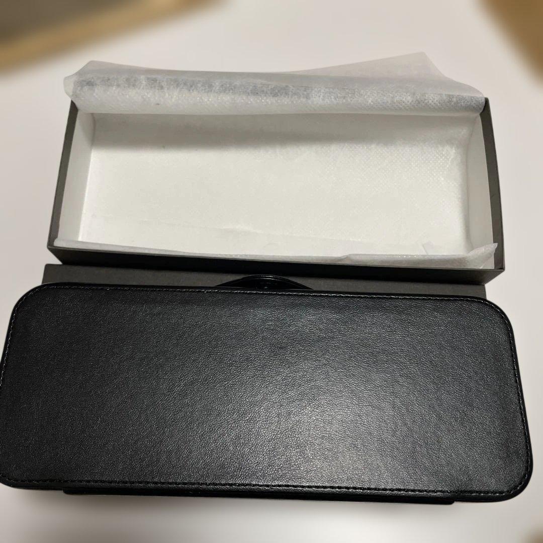 伊東屋 ITOYA 革製 レザーペンケース ブラック 筆箱
