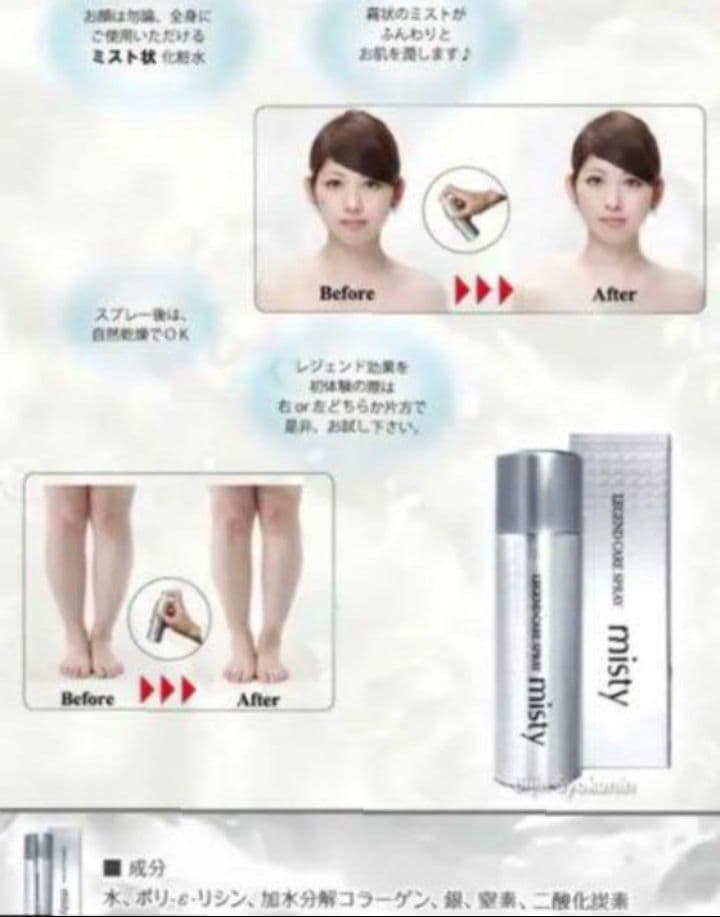 【稀少品】レジェンド ケア スプレー ミスティ 200g2本セット