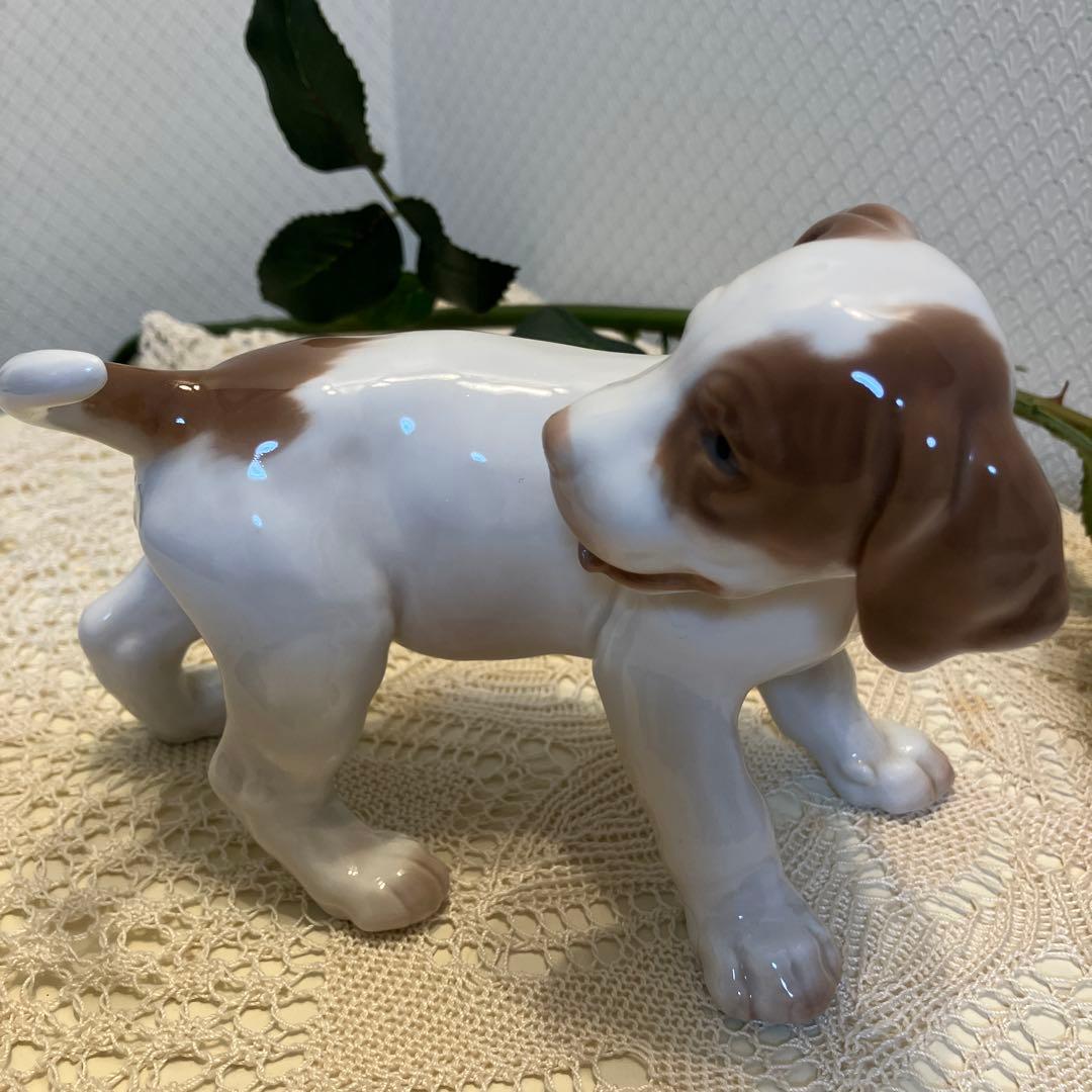 リヤドロ　LLADRO 犬の陶器　置物　超美品