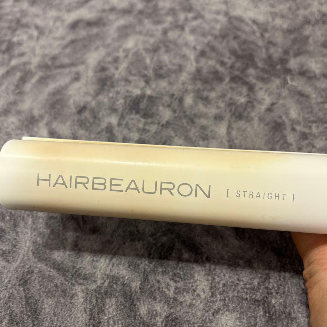 ヘアビューロン ストレートヘアアイロン ホワイト/レッド