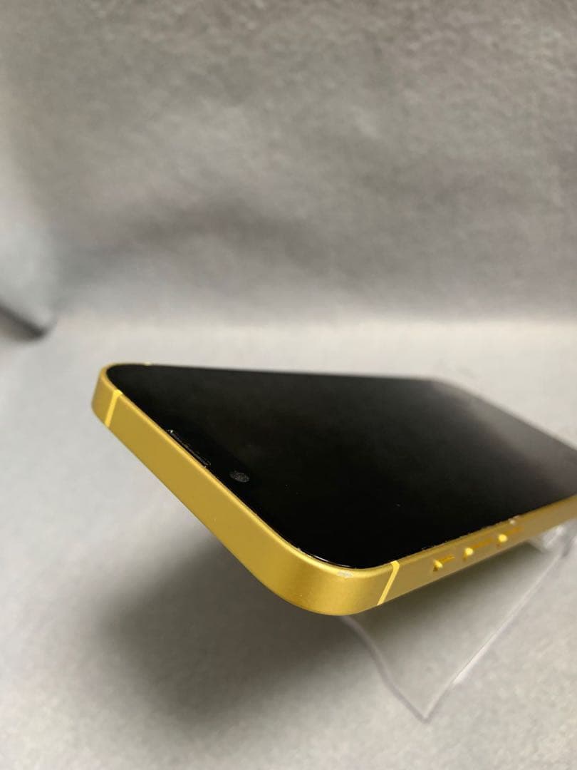 美品 国内版 SIMフリー iPhone14 128GB イエロー色