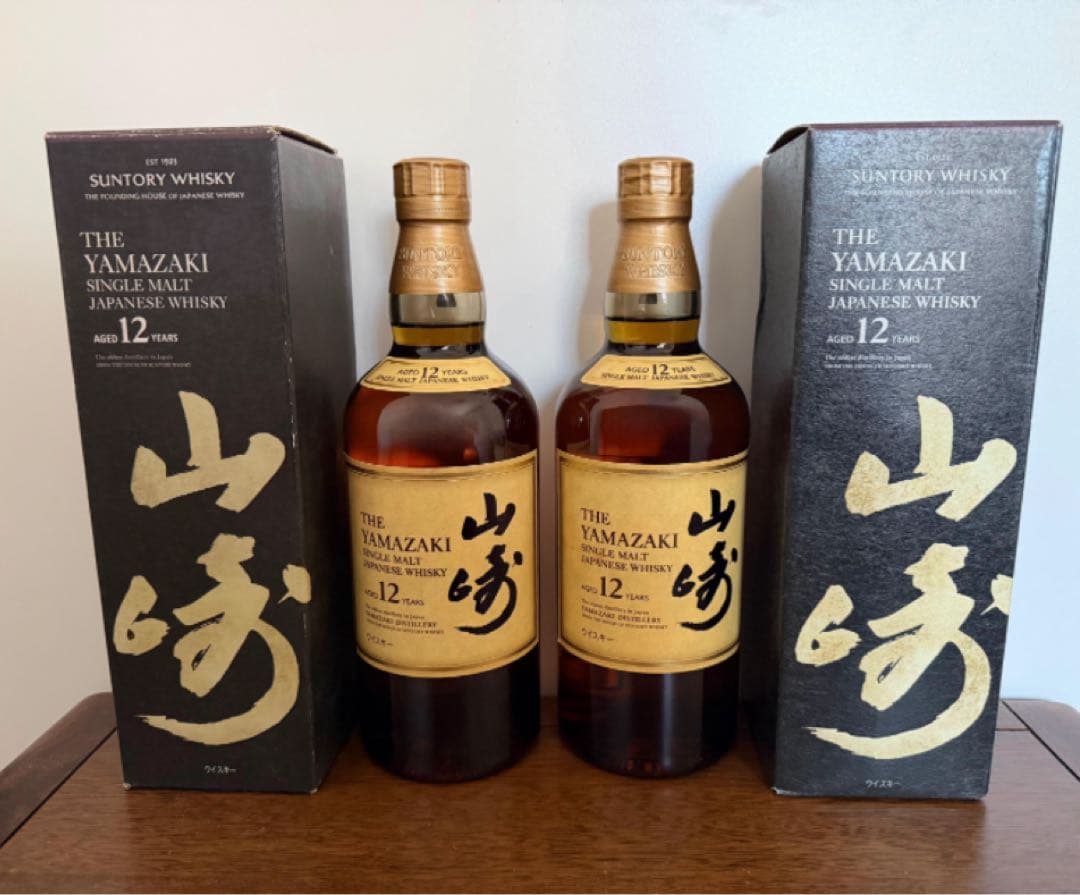 山崎 12年 シングルモルトウイスキー 700ml 箱付き