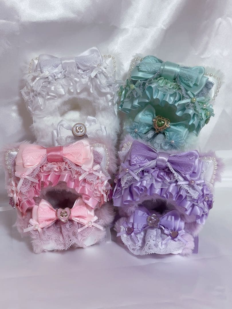 おすわり ぬい服 にじぱぺっと 猫 エメラルドグリーン 緑 ㊷