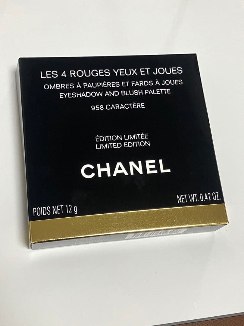 新作　CHANEL レ キャトル ルージュ キャラクテール　958