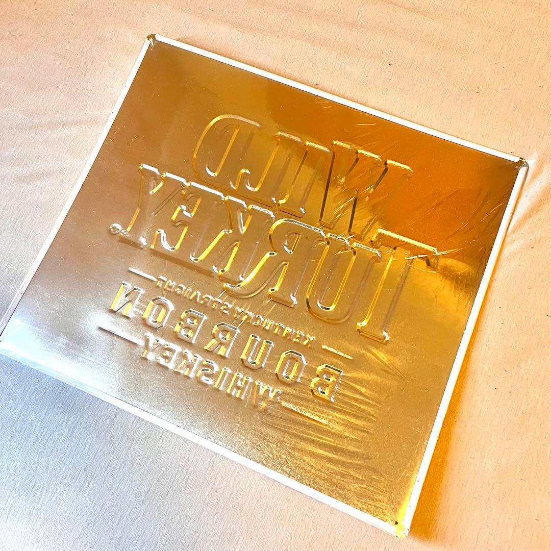 ★非売品★2枚セット★ワイルドターキー★ティンサイン★ブリキ看板★バーボン★新品