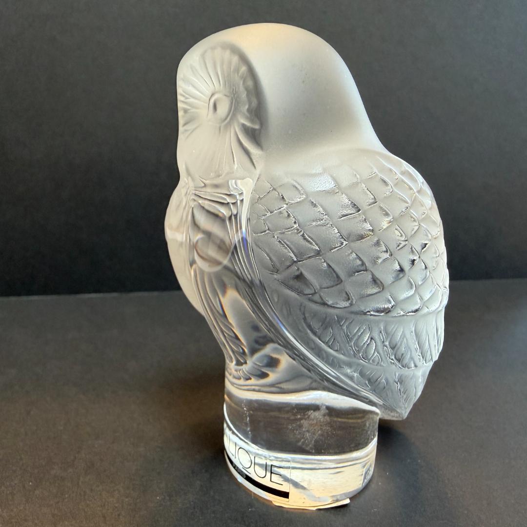 LALIQUE フクロウ クリスタルガラス 1181500