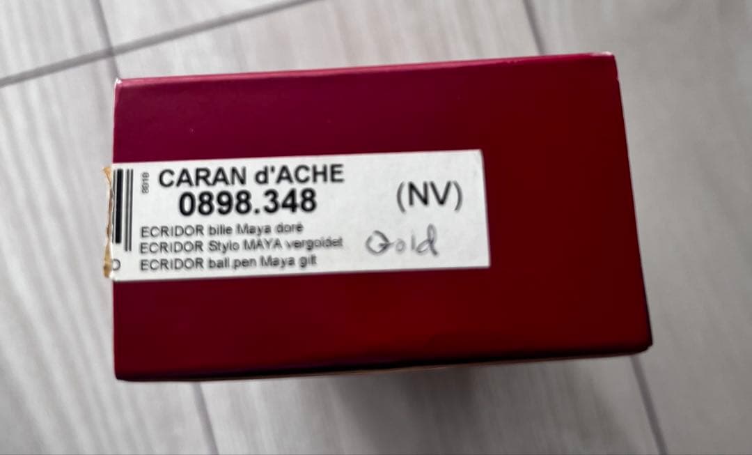 CARAN d'ACHE ECRIDOR Maya ゴールド ボールペン