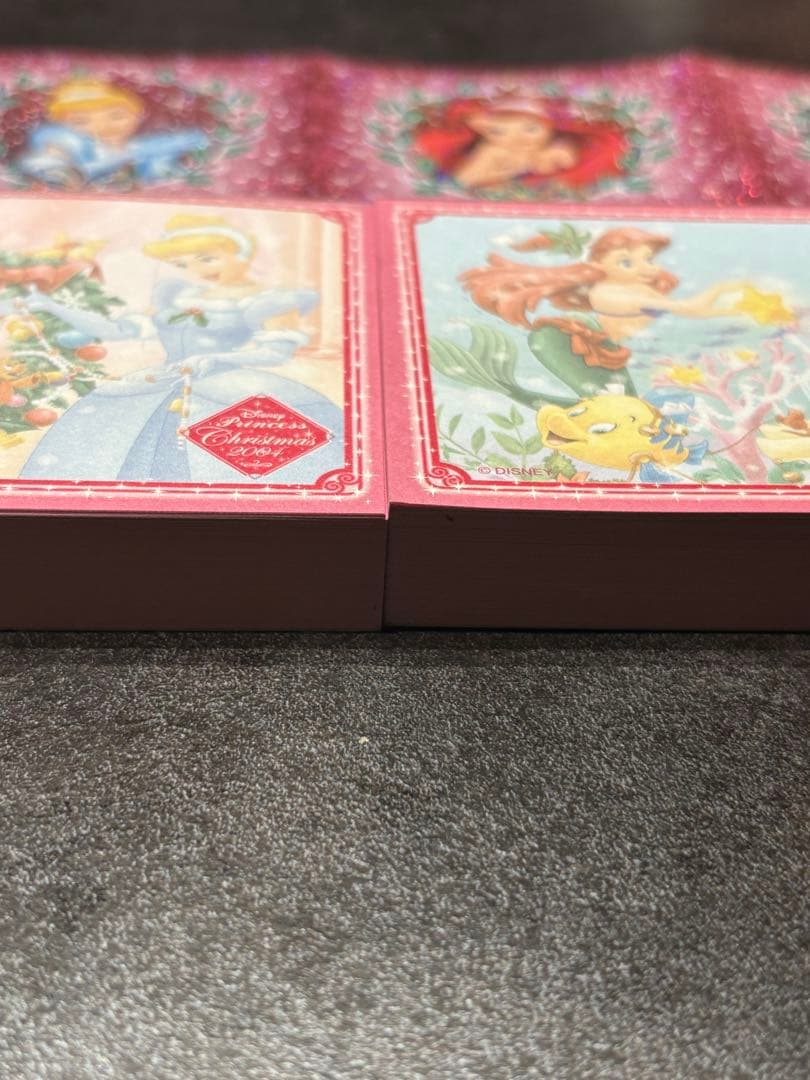ディズニープリンセス クリスマス2004 メモパッド　4冊セット　レア