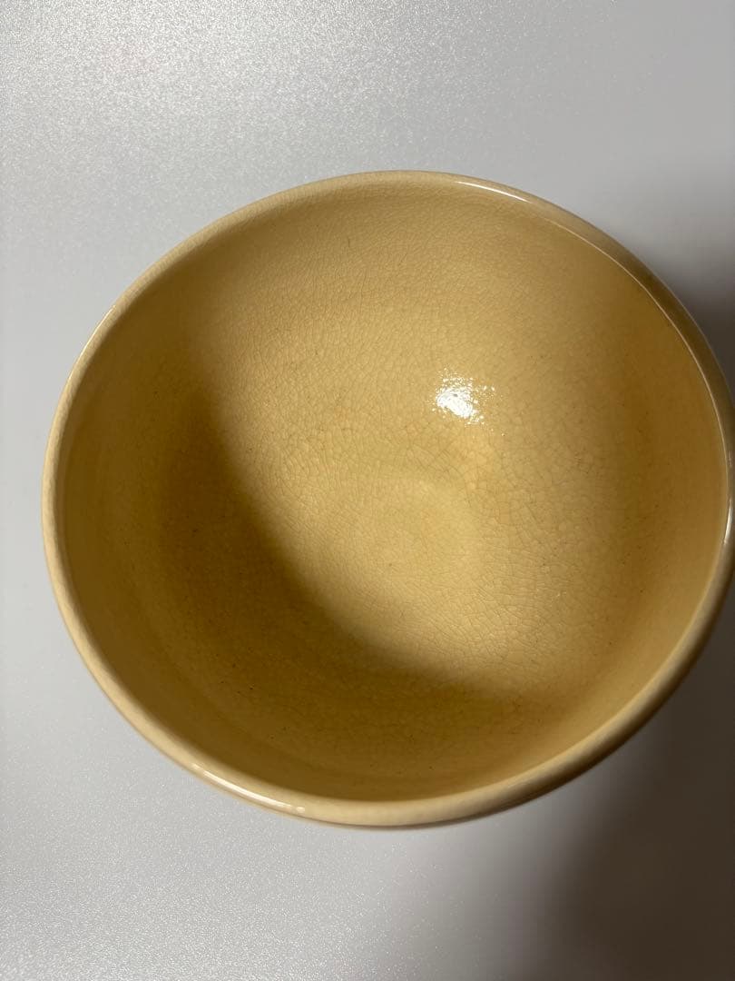 薩摩焼　秋月作　鳳凰　白薩摩茶盌　抹茶碗　茶道具