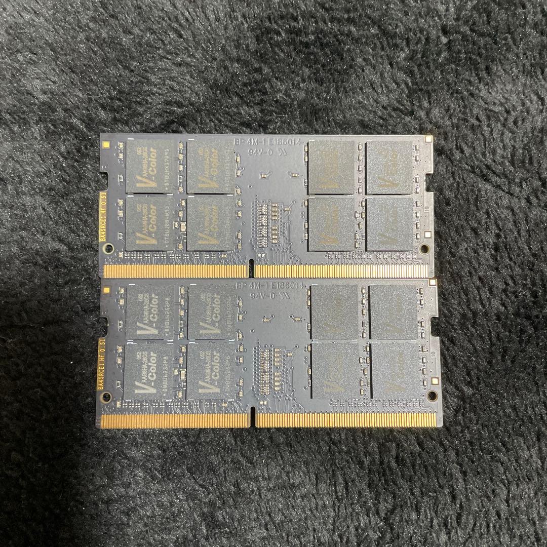 v-color 64GB (32GBx2) メモリ PC4-2666