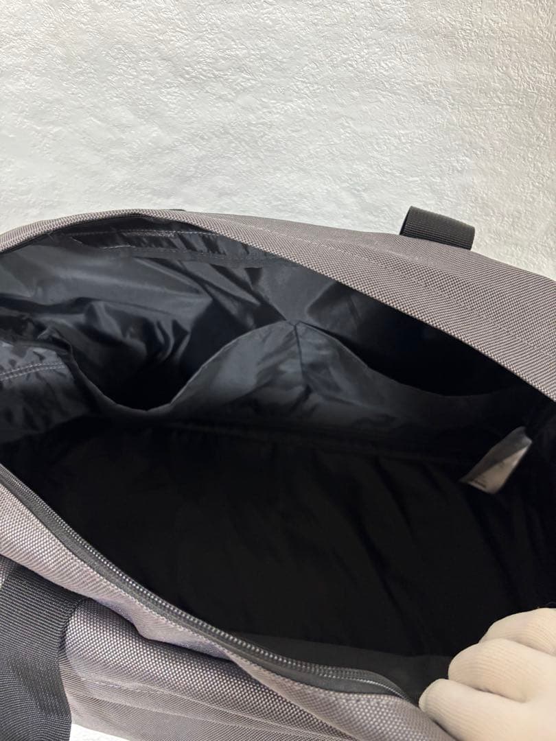 MUJI無印良品　ボストンバッグ　ダークグレー　 美品　大容量　軽い