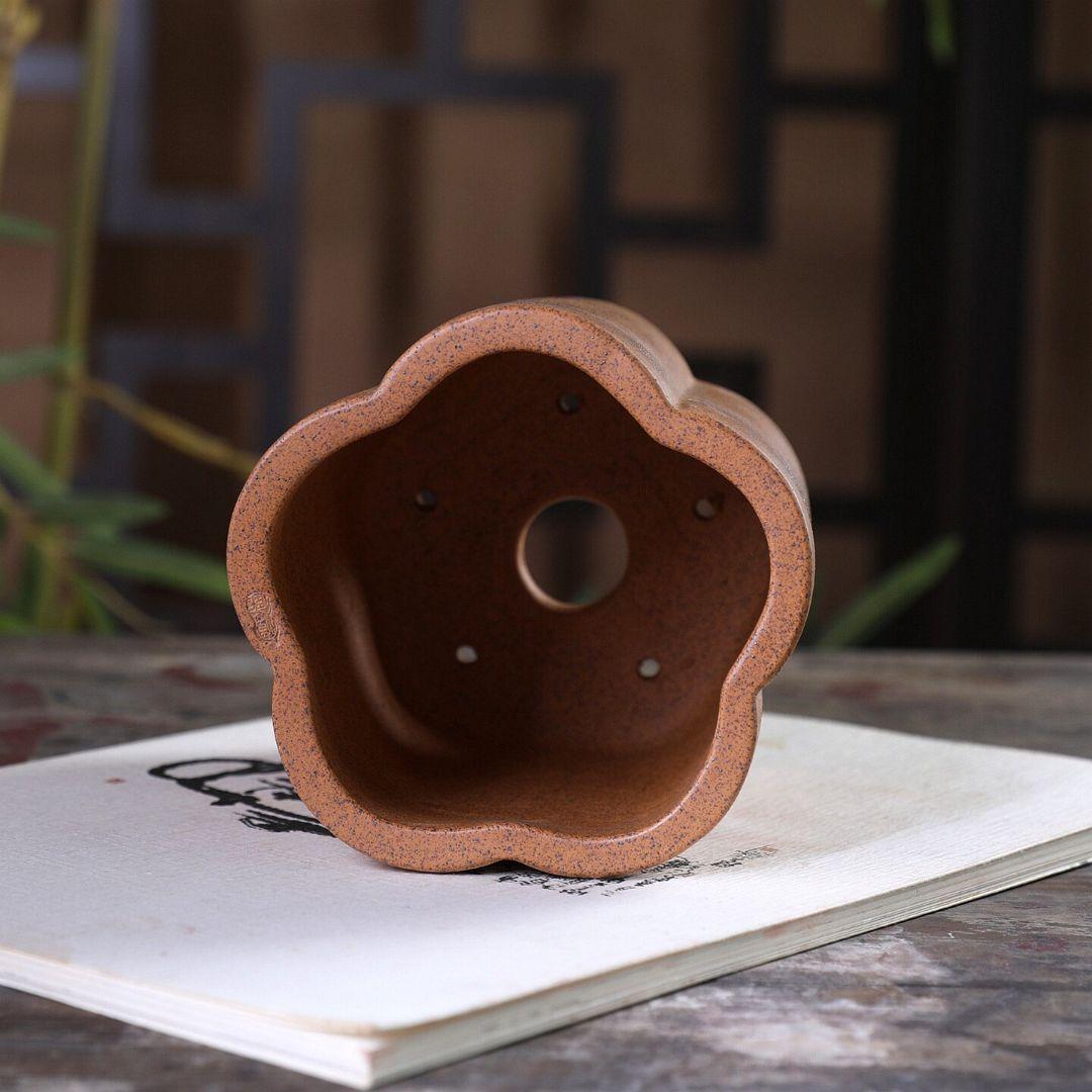梅花筒 紫砂の鉢 盆栽鉢 植木鉢 小品盆栽鉢 大品盆栽鉢