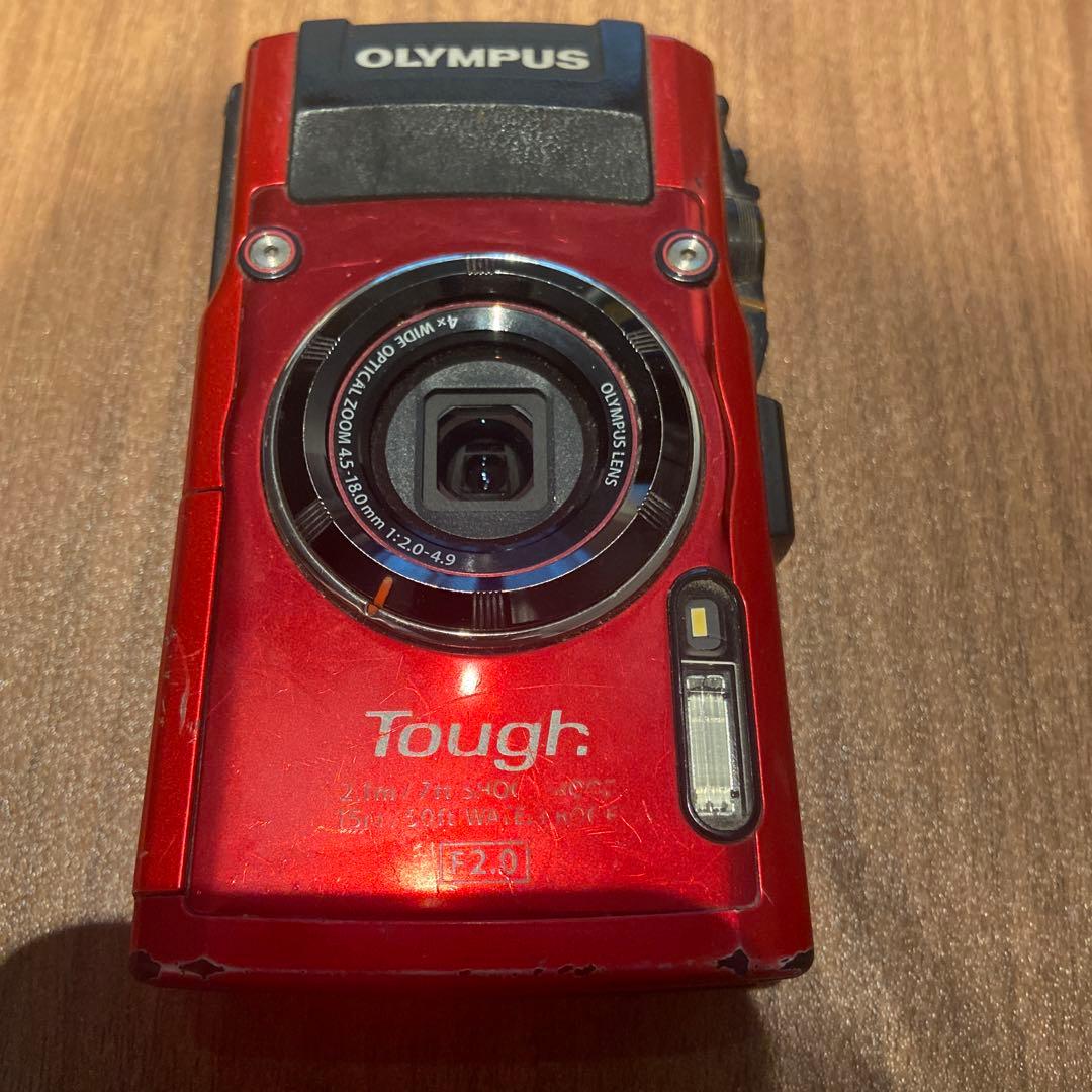Olympus Tough F20 コンパクトデジタルカメラ 赤