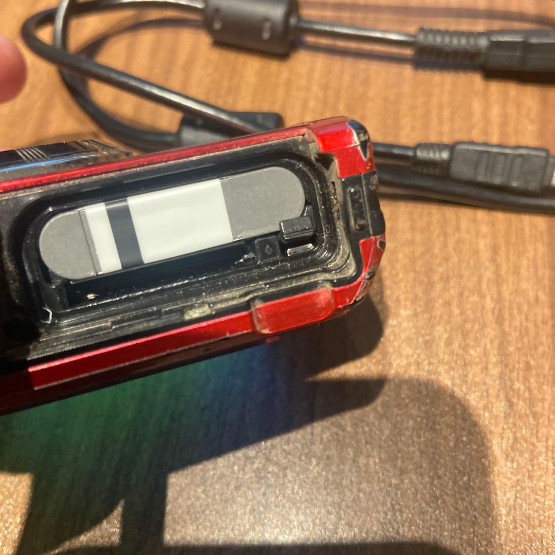 Olympus Tough F20 コンパクトデジタルカメラ 赤