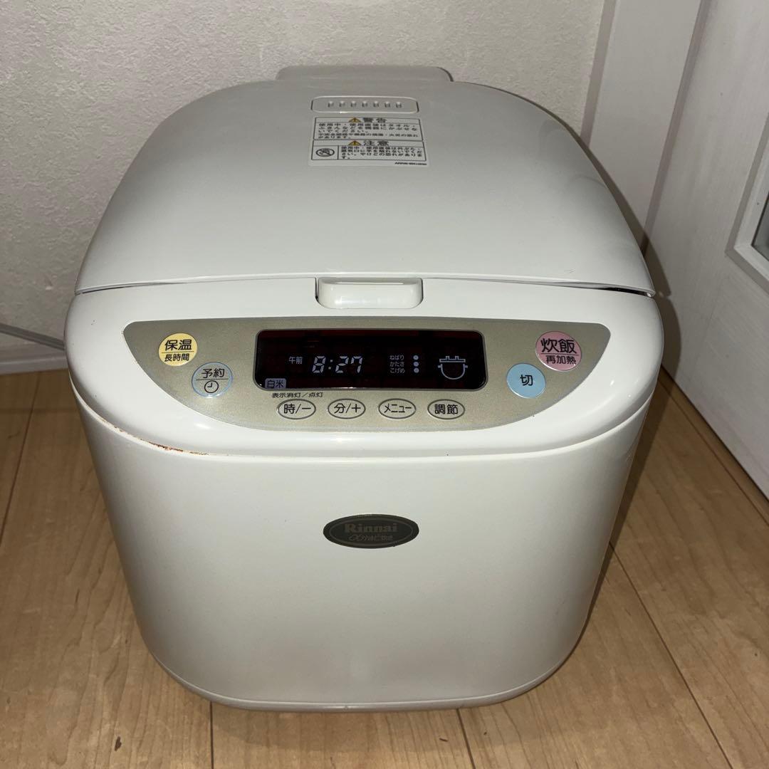 リンナイ　電子ジャー付ガス炊飯器　RR-10MLT 一升炊き　かまど炊き